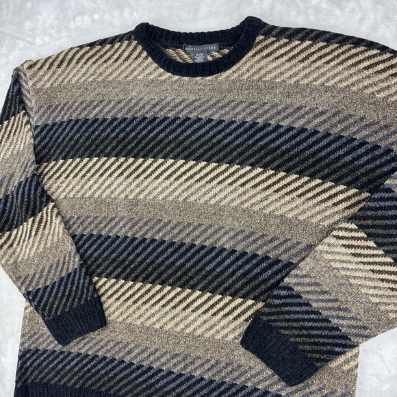 Vintage Geoffrey Beene Classic Sweater Men's Size XL 100% Acrylic Hipster Skater - Picture 1 of 7